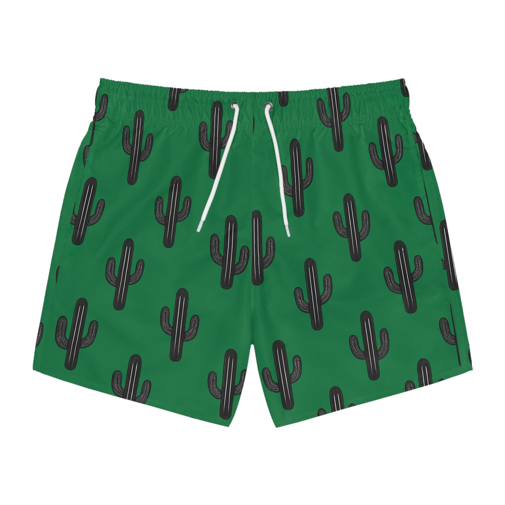 Desert Runners Co. – Green Cactus Swim Trunks