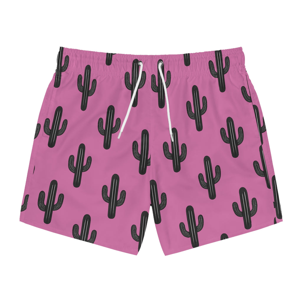 Desert Runners Co. – Pink Cactus Swim Trunks