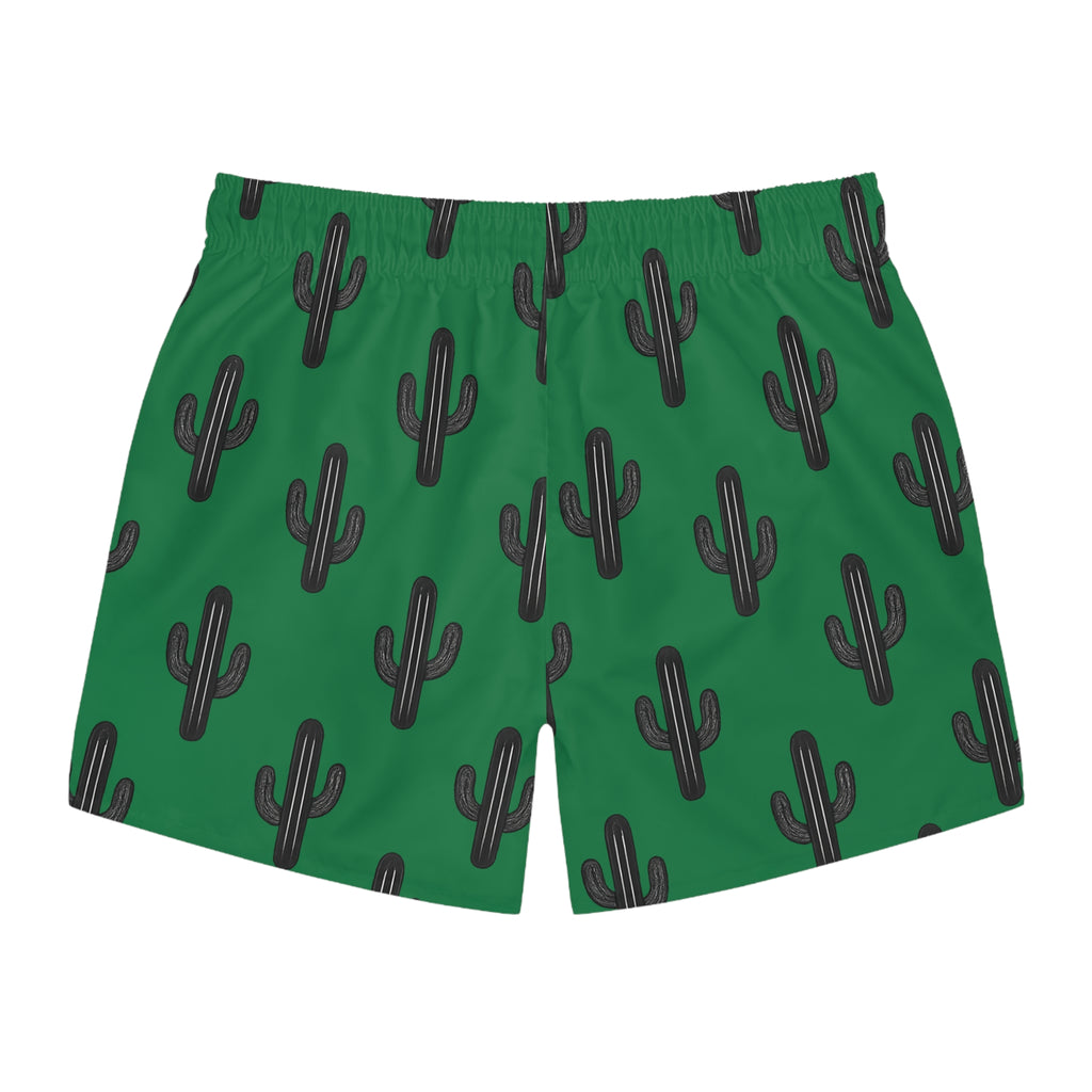 Desert Runners Co. – Green Cactus Swim Trunks