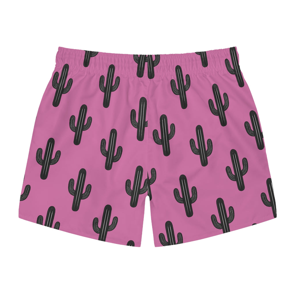 Desert Runners Co. – Pink Cactus Swim Trunks
